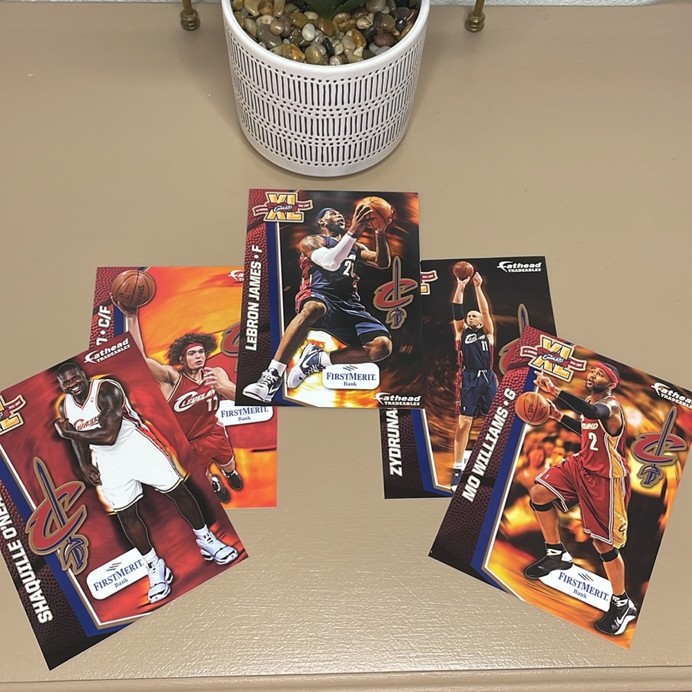 Cleveland Cavaliers Fatheads Set Lebron James 5X7